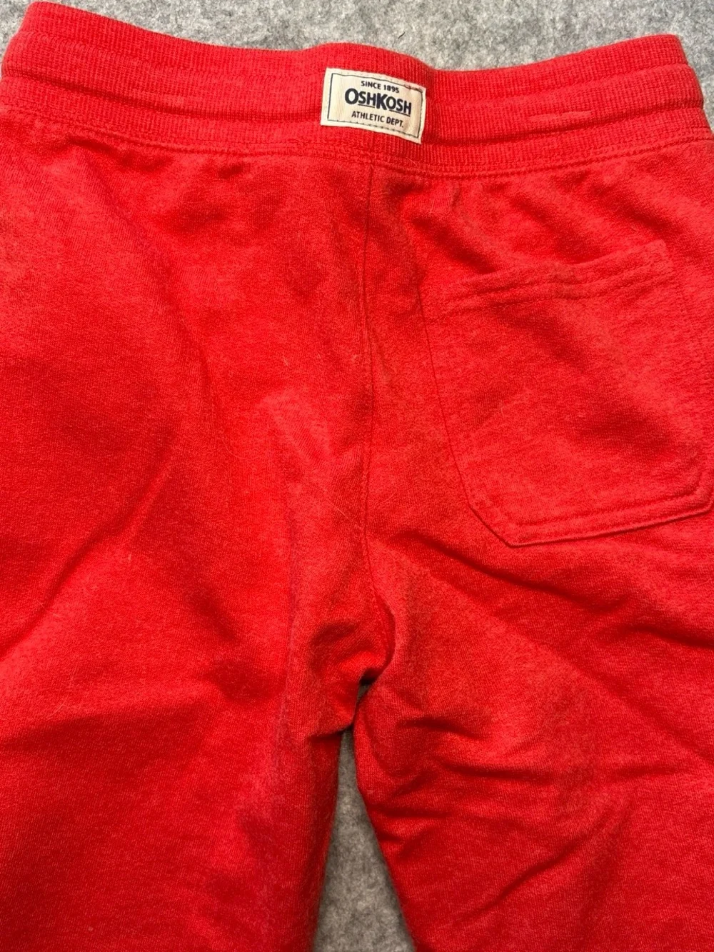 OshKosh B'gosh Bright Red Kids Fleece Joggers
